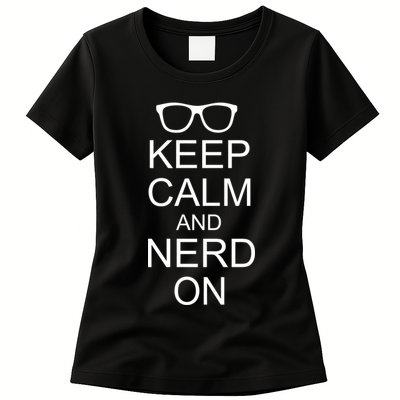 Keep Calm and Nerd On Women's T-Shirt