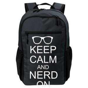 Keep Calm and Nerd On Daily Commute Backpack