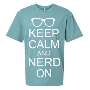 Keep Calm and Nerd On Sueded Cloud Jersey T-Shirt