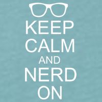 Keep Calm and Nerd On Sueded Cloud Jersey T-Shirt