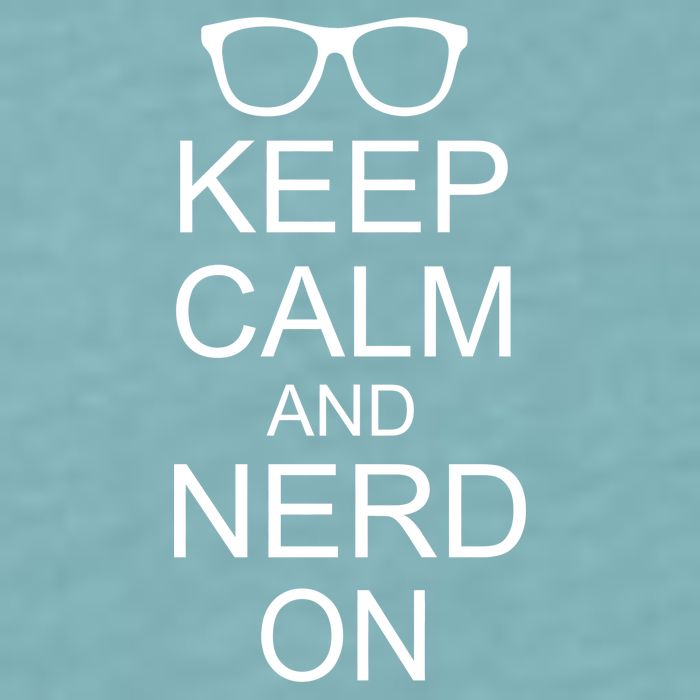 Keep Calm and Nerd On Sueded Cloud Jersey T-Shirt