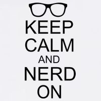 Keep Calm and Nerd On Garment-Dyed Sweatshirt