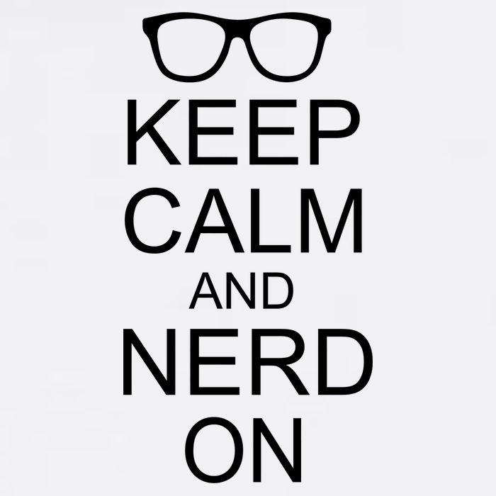 Keep Calm and Nerd On Garment-Dyed Sweatshirt