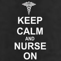Keep Calm And Nurse On Garment-Dyed Heavyweight T-Shirt