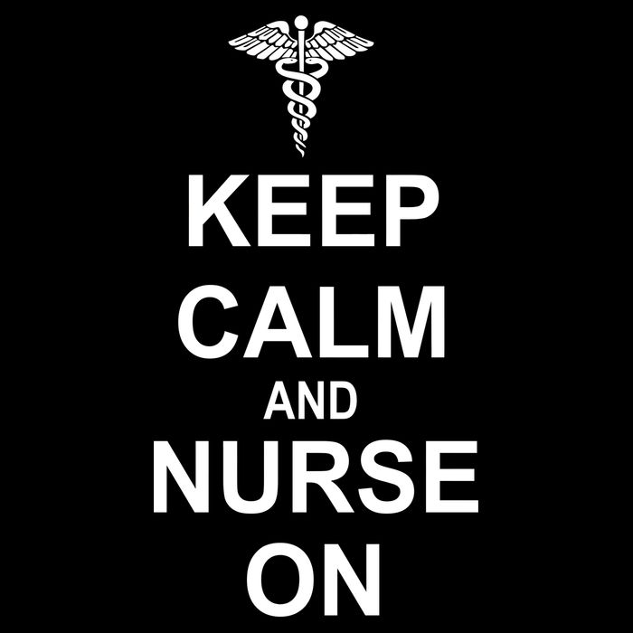 Keep Calm And Nurse On 16 in Basic Backpack