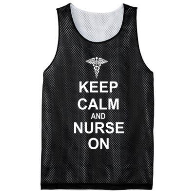 Keep Calm And Nurse On Mesh Reversible Basketball Jersey Tank