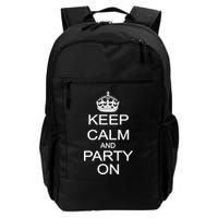 Keep Calm and Party On Backpack