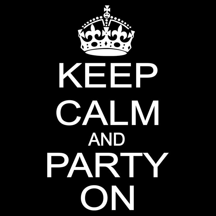 Keep Calm and Party On 7-Panel Snapback Hat