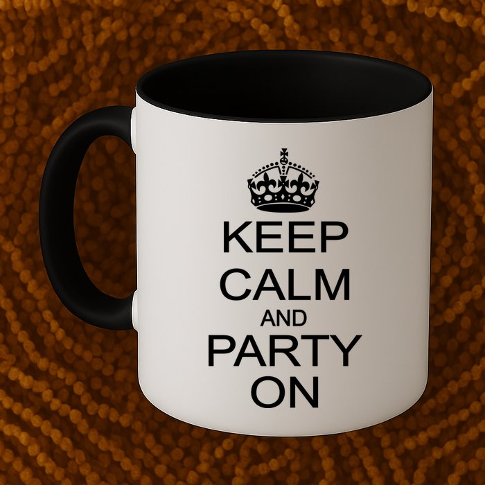 Keep Calm and Party On Mug