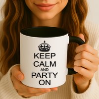 Keep Calm and Party On Mug