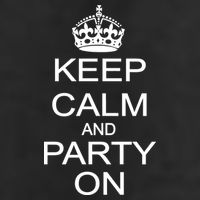 Keep Calm and Party On Tumbler