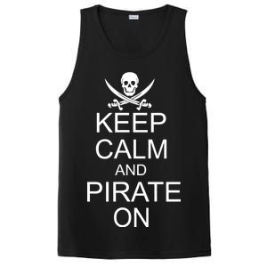 Keep Calm and Pirate On PosiCharge Competitor Tank