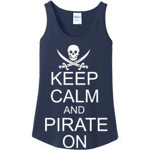 Keep Calm and Pirate On Ladies Essential Tank