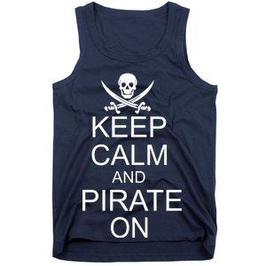 Keep Calm and Pirate On Tank Top