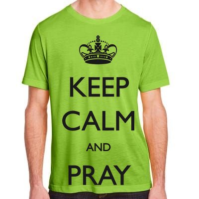 Keep Calm And Pray On Adult ChromaSoft Performance T-Shirt