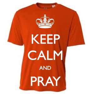 Keep Calm And Pray On Cooling Performance Crew T-Shirt