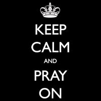 Keep Calm And Pray On 7-Panel Snapback Hat