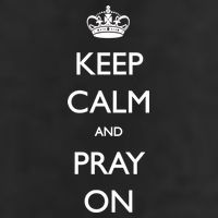 Keep Calm And Pray On Adult Drive Performance Visor