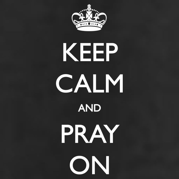Keep Calm And Pray On Adult Drive Performance Visor