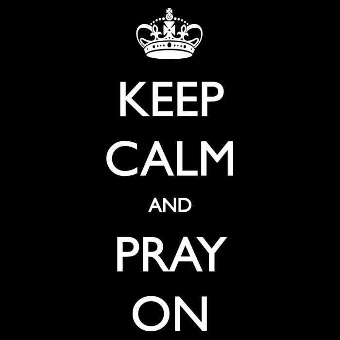 Keep Calm And Pray On Cooling Performance Long Sleeve Crew