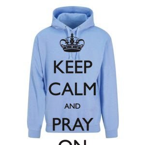 Keep Calm And Pray On Unisex Surf Hoodie