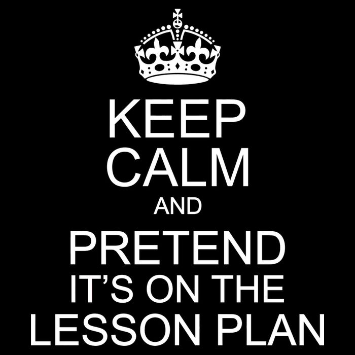 Keep Calm And Pretend It's On The Lesson Plan Bucket Hat