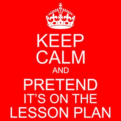 Keep Calm And Pretend It's On The Lesson Plan T-Shirt