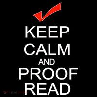 Keep Calm and Proof Read Hoodie