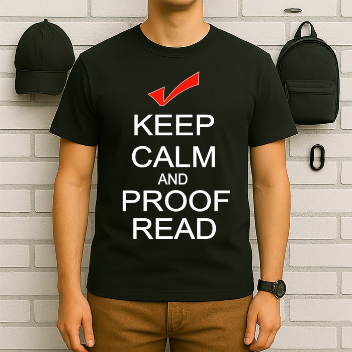 Keep Calm and Proof Read T-Shirt