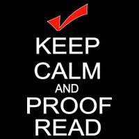 Keep Calm and Proof Read Baby Bodysuit