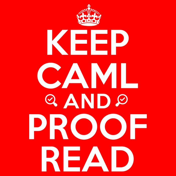 Keep Calm And Proof Read Funny 16 in Basic Backpack