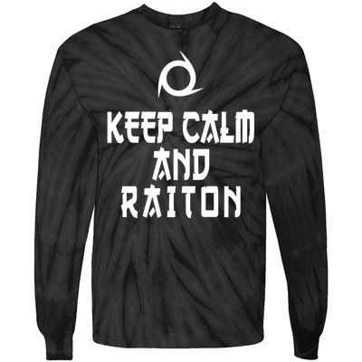 Keep Calm And Raiton Ninja FF14 Tie-Dye Long Sleeve Shirt