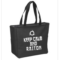 Keep Calm And Raiton Ninja FF14 Zip Tote Bag