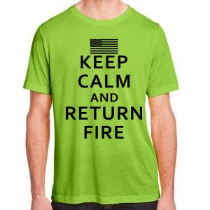 Keep Calm and Return Fire 2nd Amendment Adult ChromaSoft Performance T-Shirt