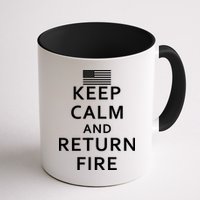 Keep Calm and Return Fire 2nd Amendment Mug