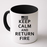 Keep Calm and Return Fire 2nd Amendment Mug
