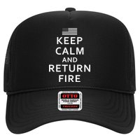 Keep Calm and Return Fire 2nd Amendment Trucker Hat
