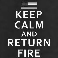 Keep Calm and Return Fire 2nd Amendment Trucker Hat