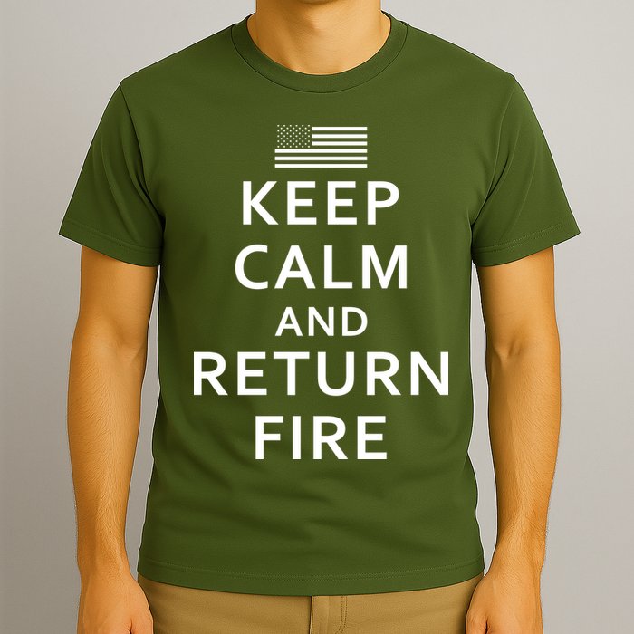 Keep Calm and Return Fire 2nd Amendment T-Shirt