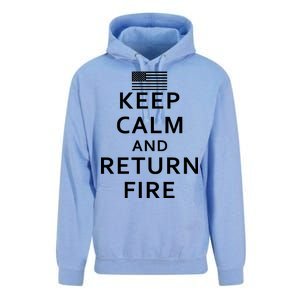 Keep Calm and Return Fire 2nd Amendment Unisex Surf Hoodie