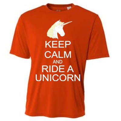 Keep Calm and Ride A Unicorn Cooling Performance Crew T-Shirt