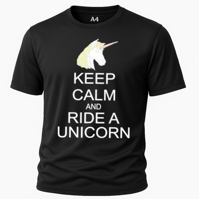 Keep Calm and Ride A Unicorn Performance Shirt