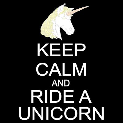Keep Calm and Ride A Unicorn T-Shirt