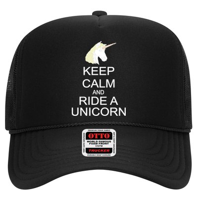 Keep Calm and Ride A Unicorn Trucker Hat