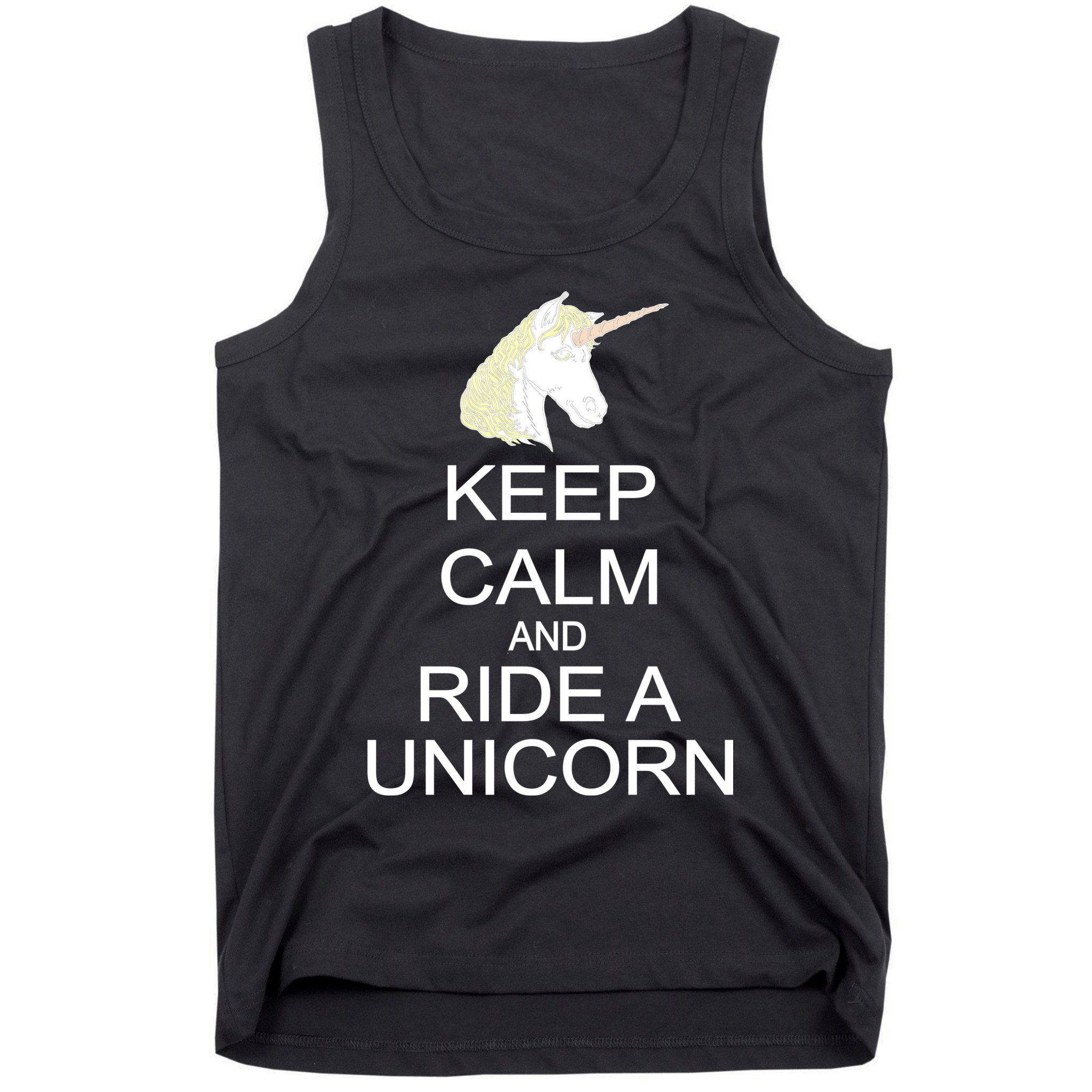 Keep Calm and Ride A Unicorn Tank Top