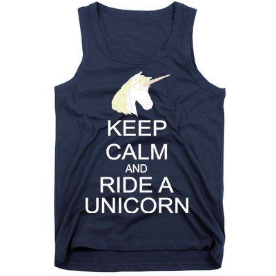 Keep Calm and Ride A Unicorn Tank Top