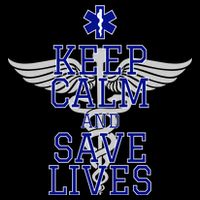 Keep Calm And Save Lives EMS Apron