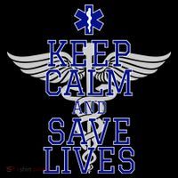 Keep Calm And Save Lives EMS Mesh Reversible Basketball Jersey Tank