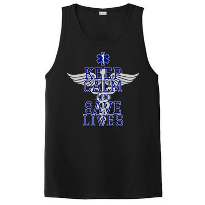 Keep Calm And Save Lives EMS PosiCharge Competitor Tank