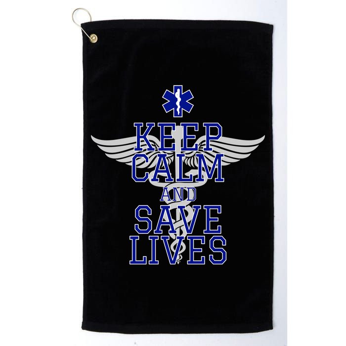 Keep Calm And Save Lives EMS Golf Towel